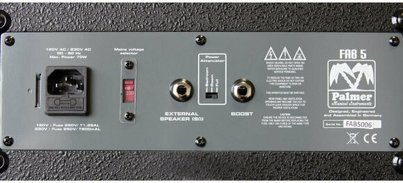 Combo Valvolare Chitarra Palmer FAB 5 - 6