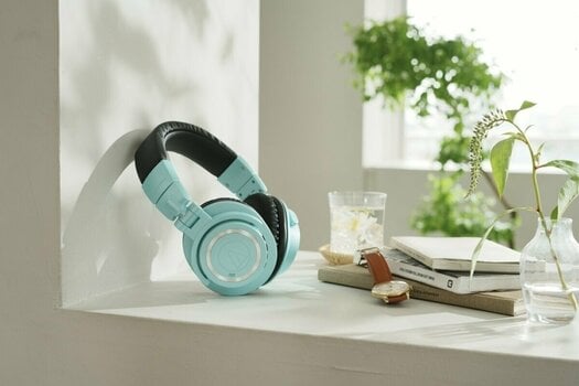 Wireless On-ear headphones Audio-Technica ATH-M50xBT2 Ice Blue - 9