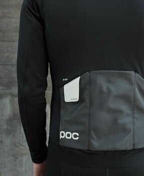 Kerékpár kabát, mellény POC Thermal Jacket Uranium Black XL Kabát - 7