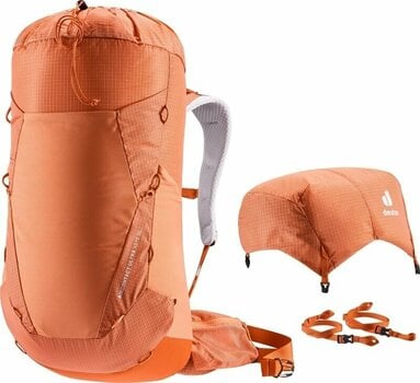 Outdoor Backpack Deuter Aircontact Ultra 45+5 SL Sienna/Paprika Outdoor Backpack - 10