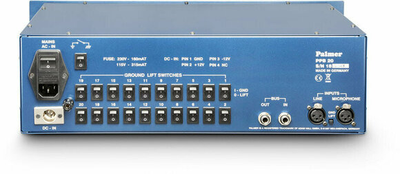 Procesador de señal de audio / parche Palmer PPB 20 - 4