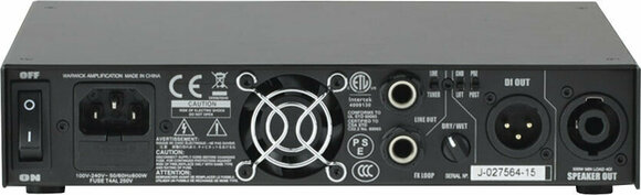 Solid-State Bass Amplifier Warwick LWA-500-BK - 3