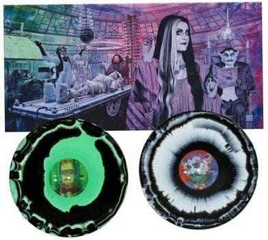 Vinyl Record Zeuss & Rob Zombie - The Munsters (180g) (Black & Monster Green Swirl/Black & Vampire White Swirl Coloured) (2 LP) - 2