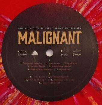 LP Joseph Bishara - Malignant (Blood Red With Gold Blade & Cold Blue Splatter Coloured) (2 LP) - 3