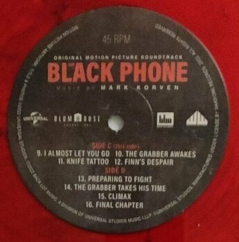 Vinyl Record Mark Korven - The Black Phone (180g) (Black & White Burst/Blood Red & Black Smoke Coloured) (2 LP) - 5