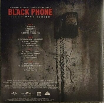 Vinyl Record Mark Korven - The Black Phone (180g) (Black & White Burst/Blood Red & Black Smoke Coloured) (2 LP) - 8