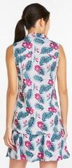 Koszulka Polo Puma Cloudspun Paradise Sleeveless Bright White/Festival Fuchsia - 3