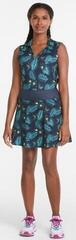 Polo košile Puma Cloudspun Paradise Sleeveless Navy Blazer/Porcelain - 4