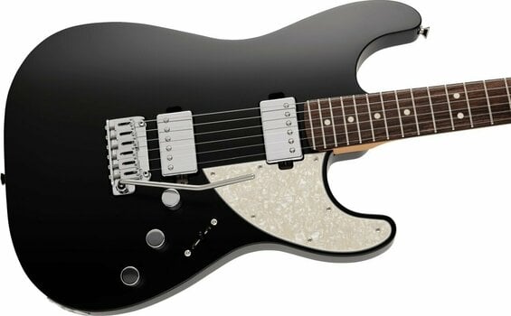 Elektrisk guitar Fender MIJ Elemental Stratocaster Stone Black - 3