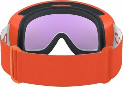 Ski Goggles POC Fovea Race Zink Orange/Hydrogen White/Partly Sunny Blue Ski Goggles - 4