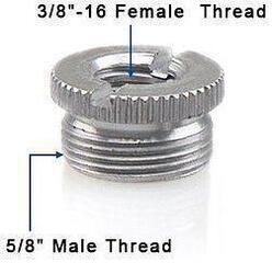 Gewinde für Mikrofonhalterungen Omnitronic MIC-ADAPTER-5/8-3/8-II Gewinde für Mikrofonhalterungen - 2