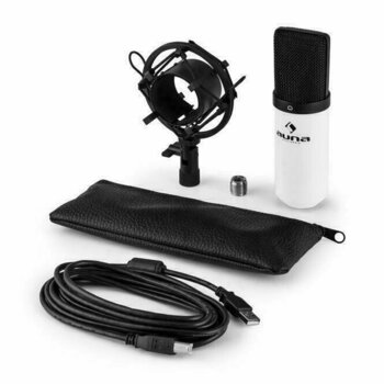 Microfono USB Auna MIC-900 WH - 7