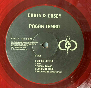 Vinyl Record Chris & Cosey - Pagan Tango (Red Coloured) (LP) - 3