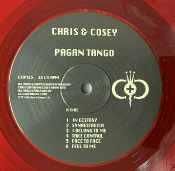 Vinyl Record Chris & Cosey - Pagan Tango (Red Coloured) (LP) - 4
