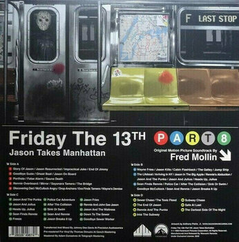 LP deska Fred Mollin - Friday The 13th Part VIII: Jason Takes Manhattan (Green Marble/Pink Marble Coloured) (2 LP) - 9