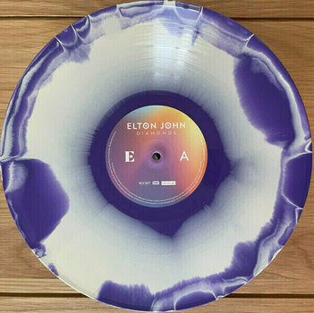 LP Elton John - Diamonds (180g) (Creamy White and Purple Coloured) (Pyramid Edition) (LP) - 2
