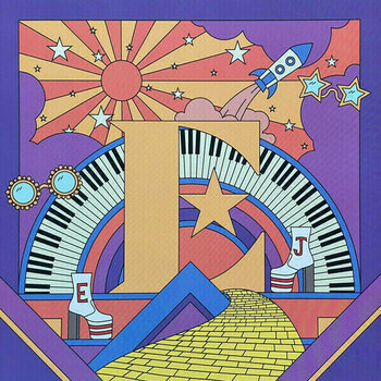 Vinylplade Elton John - Diamonds (180g) (Creamy White and Purple Coloured) (Pyramid Edition) (LP) - 4