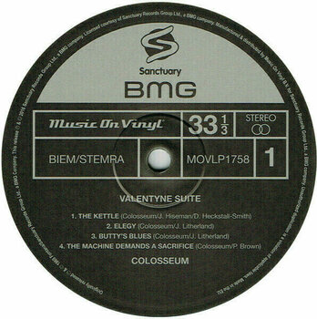 Vinylplade Colosseum - Valentyne Suite (180g) (Reissue) (LP) - 2