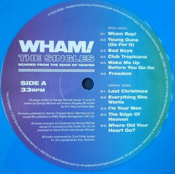 Δίσκος LP Wham! - The SIngles : Echoes From The Edge of The Heaven (Coloured) (2 LP) - 4