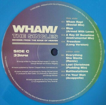 Vinyylilevy Wham! - The SIngles : Echoes From The Edge of The Heaven (Coloured) (2 LP) - 6