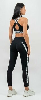 Fitness-undertøj Nebbia Medium-Support Criss Cross Sports Bra Iconic Black L Fitness-undertøj - 5
