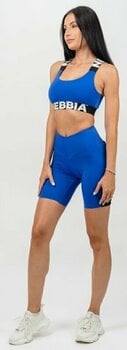 Fitness fehérnemű Nebbia Medium-Support Criss Cross Sports Bra Iconic Blue XS Fitness fehérnemű - 4