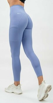 Fitness Trousers Nebbia High Waisted Leggings Leg Day Goals Light Purple XS Fitness Trousers - 3