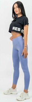 Fitness Trousers Nebbia High Waisted Leggings Leg Day Goals Light Purple L Fitness Trousers - 5