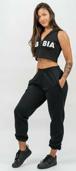 Camisola de fitness Nebbia Sleeveless Zip-Up Hoodie Muscle Mommy Black M Camisola de fitness - 3