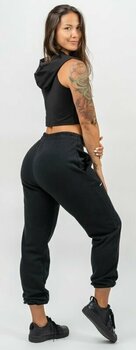 Camisola de fitness Nebbia Sleeveless Zip-Up Hoodie Muscle Mommy Black L Camisola de fitness - 5
