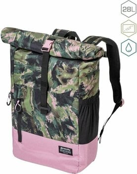 Lifestyle-rugzak / tas Meatfly Holler Backpack Olive Mossy/Dusty Rose 28 L Rugzak - 2