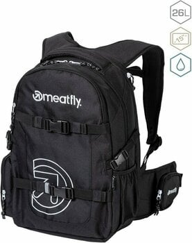 Lifestyle ruksak / Taška Meatfly Ramble Backpack Black 26 L Batoh - 7