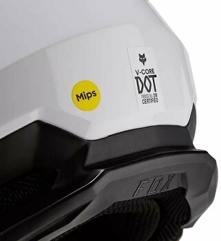 Helm FOX V Core Helmet White S Helm - 9