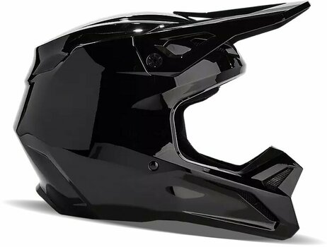 Helm FOX V1 Solid Helmet Black S Helm - 2