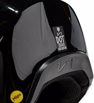 Kaciga FOX V1 Solid Helmet Black S Kaciga - 8