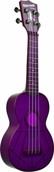 Soprano ukulele Kala Waterman Soprano ukulele Grape Fluorescent - 4
