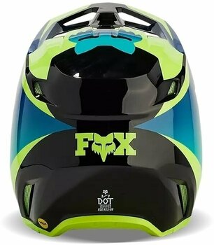 Hjälm FOX V1 Streak Helmet Black/Yellow M Hjälm - 5