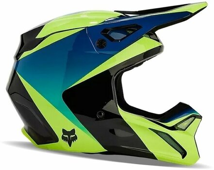 Casca FOX V1 Streak Helmet Black/Yellow L Casca - 2