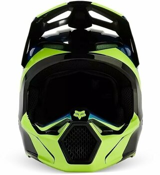 Bukósisak FOX V1 Streak Helmet Black/Yellow XL Bukósisak - 3