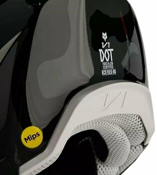 Helm FOX V1 Bnkr Helmet Black Camo S Helm - 9
