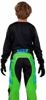 Koszulka motocross FOX Youth Blackout Jersey Black/Black S Koszulka motocross - 3