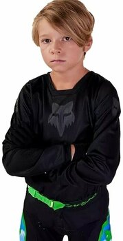 Motokrosový dres FOX Youth Blackout Jersey Black/Black S Motokrosový dres - 4