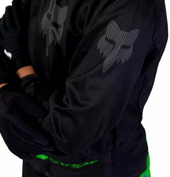 Motokrosový dres FOX Youth Blackout Jersey Black/Black M Motokrosový dres - 6
