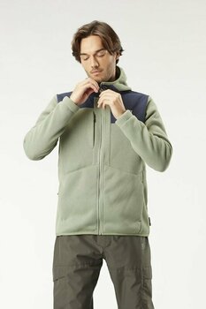 T-shirt/casaco com capuz para esqui Picture Ambroze Fleece Shadow/Dark Blue XL Hoodie - 3