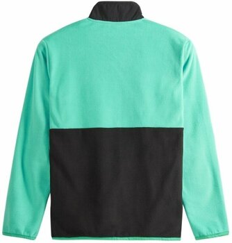 Bluzy i koszulki Picture Mathew 1/4 Fleece Black/Spectra Green M Sweter - 2