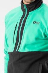 Ски тениска / Суичър Picture Mathew 1/4 Fleece Black/Spectra Green - 7