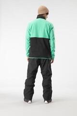 Ski T-shirt / Hoodie Picture Mathew 1/4 Fleece Black/Spectra Green - 4