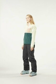 T-shirt/casaco com capuz para esqui Picture Arcca 1/4 Fleece Women Cement XS Ponte - 5