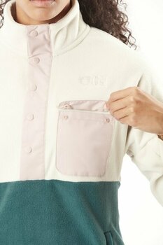 T-shirt/casaco com capuz para esqui Picture Arcca 1/4 Fleece Women Cement XS Ponte - 9