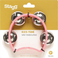 Head Tambourine Stagg TAB-MINI Pink Head Tambourine - 1
